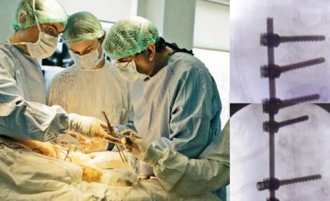 Premieră chirurgicală: Coloana unei fetiţe de 2 ani din Oradea, îndreptată într-o operaţie foarte complexă 